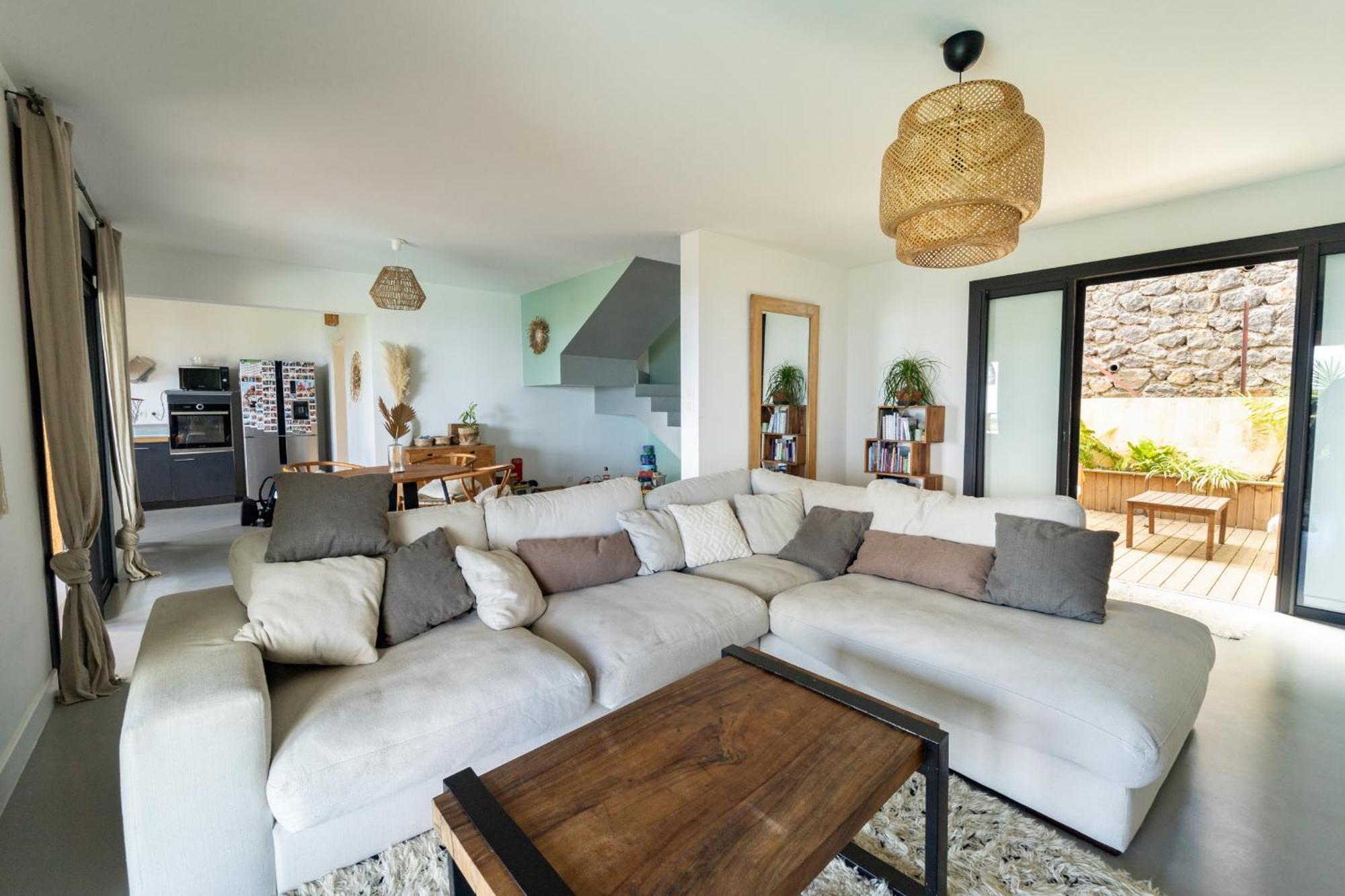 Villa Cactus Avec Piscine Et Vue Mer La Saline Le Bains Buitenkant foto